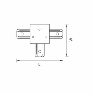 Коннектор T-образный Lightstar Barra 501137 Коннектор T-образный Lightstar Barra 501137