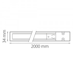Шинопровод трехфазный Lightstar Barra 504026