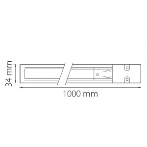 Шинопровод трехфазный Lightstar Barra 504019
