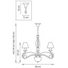 Подвесная люстра Lightstar Esedra 782060