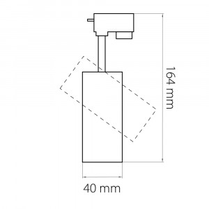 Однофазный LED светильник 15W 3000/4000/6000К для трека Fuoco Lightstar 218216 Однофазный LED светильник 15W 3000/4000/6000К для трека Fuoco Lightstar 218216