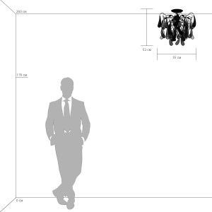 Потолочная люстра Lightstar Manica 794094 Потолочная люстра Lightstar Manica 794094