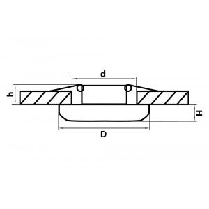Встраиваемый светодиодный светильник Lightstar Monde 071054 Встраиваемый светодиодный светильник Lightstar Monde 071054