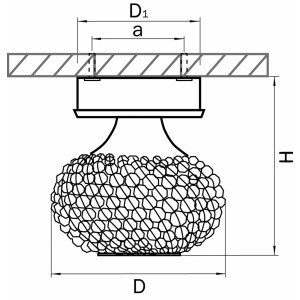 Встраиваемый светильник Lightstar Monile Top 160304 Встраиваемый светильник Lightstar Monile Top 160304