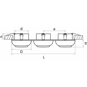 Встраиваемый светильник Lightstar Ocula 011837 Встраиваемый светильник Lightstar Ocula 011837