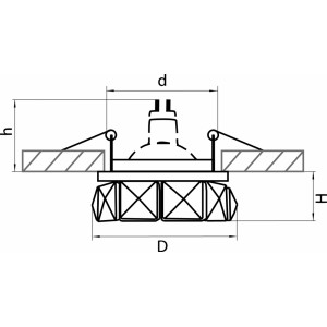 Встраиваемый светильник Lightstar Onda 32702 Встраиваемый светильник Lightstar Onda 32702