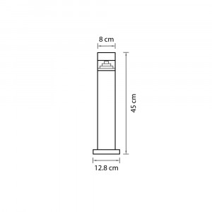 Уличный светодиодный светильник Lightstar Raggio 377905