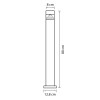 Уличный светодиодный светильник Lightstar Raggio 377707