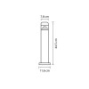Уличный светодиодный светильник Lightstar Raggio 376907