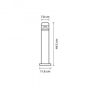 Уличный светодиодный светильник Lightstar Raggio 376907