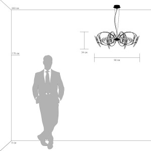 Подвесная люстра Lightstar Scarabeo 755084 Подвесная люстра Lightstar Scarabeo 755084