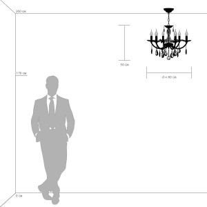 Подвесная люстра Osgona Stregaro 694064 Подвесная люстра Osgona Stregaro 694064
