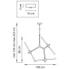 Подвесная люстра Lightstar Struttura 742067