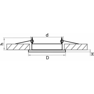Встраиваемый светильник Lightstar Tablet 212115