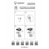 Подвесная светодиодная люстра Lightstar Unitario 763336