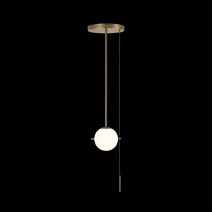 Светильник подвесной с выключателем LOFTIT Signal 10029PS Gold
