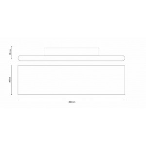 Настенный светильник Lucia Tucci Aero W206 Bianco LED