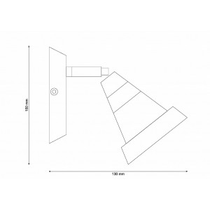 Спот Lucia Tucci Natura W076.1 LED
