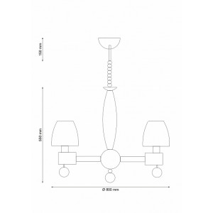 Подвесная люстра Lucia Tucci Natura 088.8