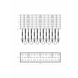 Бра Lucia Tucci illuminazione PERSO W4930.3 gold&black