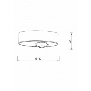 Потолочный светодиодный светильник Lucia Tucci Vogue 121.1-7W-WT