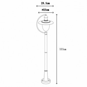 11873/01/97 Уличный фонарный столб Lucide Aruba