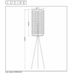 Торшер Lucide Esmee 02705/31/30