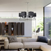 Подвесная люстра Alessandriya Lumien Hall LH1057/6P-NK-BK