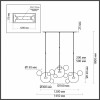 Подвесной светодиодный светильник Odeon Light Bubbles 4640/36L Подвесной светодиодный светильник Odeon Light Bubbles 4640/36L