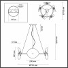 Подвесная светодиодная люстра Odeon Light Fluent 4858/48L