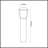 Уличный светильник Odeon Light Tako 4051/1F