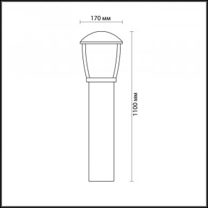 Уличный светильник Odeon Light Tako 4051/1F