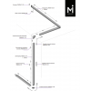 Накладной магнитный шинопровод 2м Maytoni Magnetic track system TRX004-212B