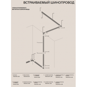 Коннектор для трекового светильника Maytoni Magnetic track system TRX004DR2-200S Коннектор для трекового светильника Maytoni Magnetic track system TRX004DR2-200S