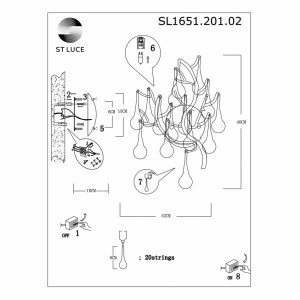 Бра ST Luce Anzio SL1651.201.02