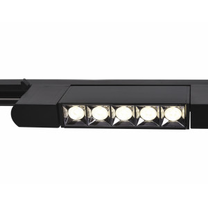 Однофазный LED светильник для трека Ambrella light Track System GL6688 BK