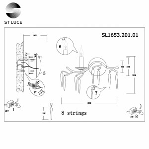 Бра ST Luce Siena SL1653.201.01 Бра ST Luce Siena SL1653.201.01