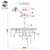 Люстра на штанге ST Luce Stabia SL1230.102.08
