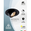 Встраиваемый светильник Arte Lamp Accento A4009PL-1BK