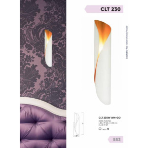 Бра Crystal Lux CLT 230 CLT 230W WH-GO