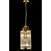 Подвесной светильник Crystal Lux TADEO SP4 D200 GOLD/TRANSPARENTE