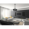 Подвесная люстра Divinare Bianca-Nero 7091/04 LM-5
