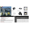 Уличный светодиодный светильник Arte Lamp Chico A2212AL-1BK