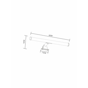 Подсветка для зеркал Arte Lamp A2835AP-1CC