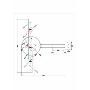 Подвесной светодиодный светильник Saturn Arte lamp A7790SP-75WH