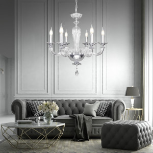 Подвесная люстра с управлением по Wi-Fi Bogates Olenna 338/6 Strotskis Smart (318/6) (a054136)