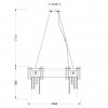 Подвесная люстра Chiaro Кармен 394012112