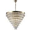 Подвесная люстра Crystal Lux Abigal SP22 D820 GOLD/TRANSPARENT
