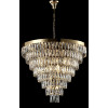 Подвесная люстра Crystal Lux Abigal SP22 D820 GOLD/TRANSPARENT