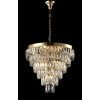 Подвесная люстра Crystal Lux Abigal SP-PL15 D620 GOLD/TRANSPARENT